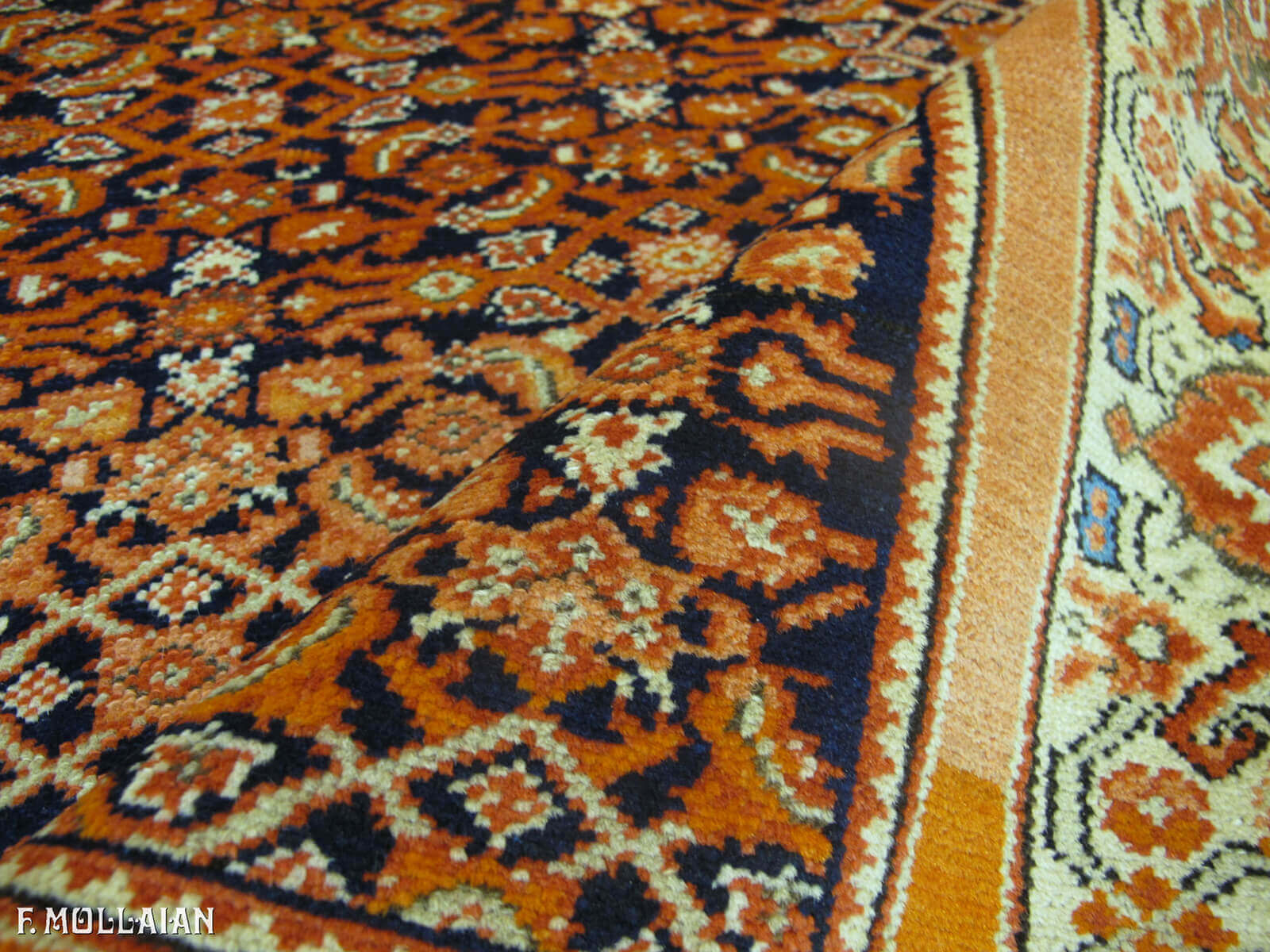 Antique Persian Mishan Rug n°:64393251